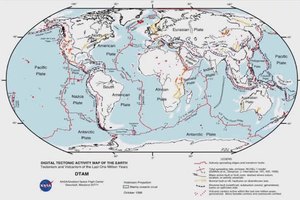 Meteor Strike Effect on Plate Tectonics