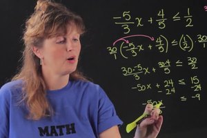 How to Solve an Inequality Problem With a Fraction
