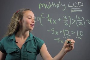 How to Solve Equations & Inequalities with Fractions Without the Same Denominators Using Multiplication