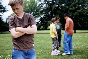Jupiterimages/liquidlibrary/Getty Images Children with language difficulties sometimes isolate themselves because they lack communication abilities.