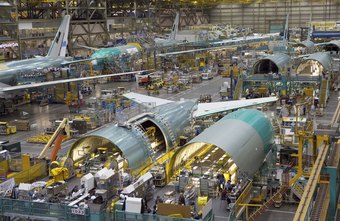 manufacturing aerospace aircraft assembly process improvement boeing plant aviation company complexity production everett facility india b747