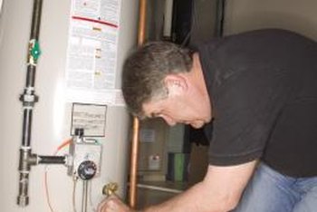 What does a technician look for when inspecting a water heater?