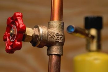 What types of companies seal leaks around copper pipe fittings?