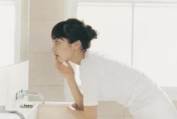 Painting Melamine Bathroom Cabinets how to paint a melamine bathroom vanity | home guides | sf gate Painting Melamine Bathroom Cabinets how to paint a melamine bathroom vanity | home guides | sf gate