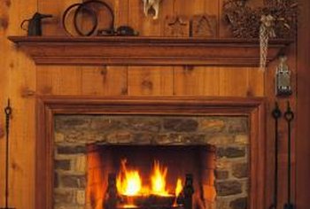 paneling mantel theme cowboy decorate rustic mantle wooden wood themed brown easy colonial already getty