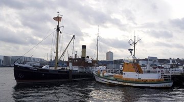 Harbor in Kiel, Germany