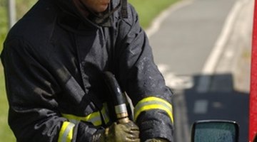 A firefighter's hat is a distinctive part of the uniform