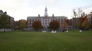 Quad on Harvard University in Massachusetts.