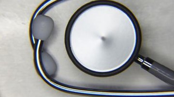A close up view of  a stethoscope.
