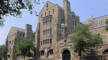 A building on the Yale University campus in New Haven, CT