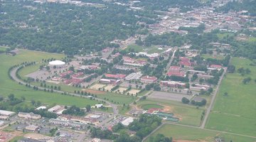 Aerial view of Arkansas Tech University, 2008