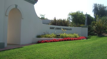 The entrance to St. John's Seminary
