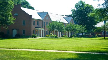 Student townhouses on campus
