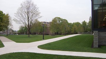 The Quad is at the center of Lafayette's campus