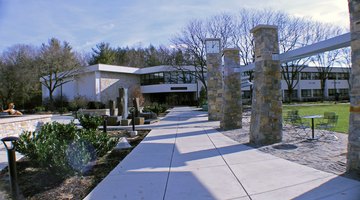A view of the path to the Perkins Student Center