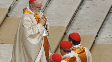 A pope attends a religious ceremony.