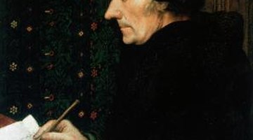Dutch scholar Desiderius Erasmus (1466-1536) was an early influence on humanist thought.