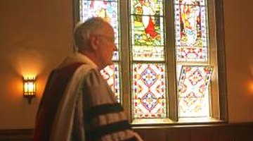 Clergy members offer spiritual advice to religious congregations.