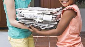 Teaching children to recycle paper at school can reap economic, educational and environmental rewards.