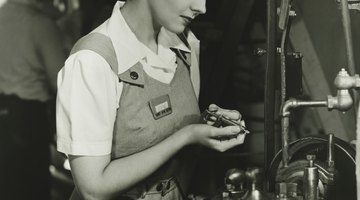 Factory work was a liberating experience for many women during World War II.