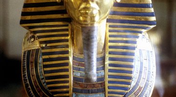 King Tutankhamun's funerary mask.