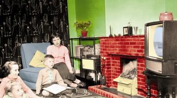 Larger families, TVs and suburban homes all marked the prosperity of the 1950s.