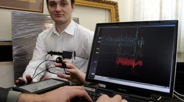 Polygraph examiners interpret readings from polygraph machines.