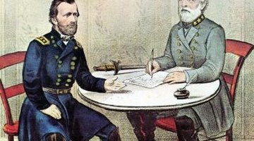 Gen. Ulysses S. Grant, on the left, had fortune on his side during the Battle of Shiloh.