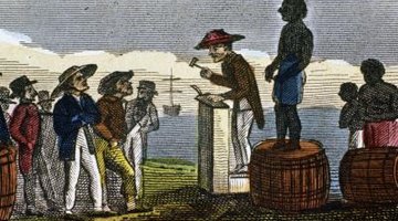 Many slaves were brought from Atlantic islands to the Americas.