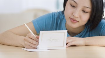 How to Write a Thank You Note to an Organization