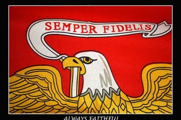 Semper Fidelis - Marine Corps motto. Semper Fidelis - Marine Corps motto.