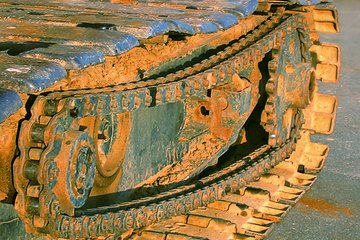 Although often dirty, bulldozer tires are built for handling debris and rough terrains. Although often dirty, bulldozer tires are built for handling debris and rough terrains.