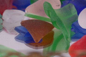 Bottles can be broken and tumbled. Bottles can be broken and tumbled.