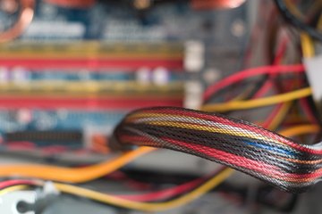Technicians troubleshoot coaxial cables Technicians troubleshoot coaxial cables