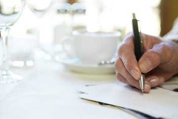 Write a letter. Write a letter.