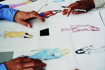 Department heads collaborate with other designers for new ideas. Department heads collaborate with other designers for new ideas.