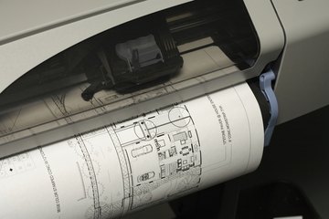 Large format printer for architecture work. Large format printer for architecture work.