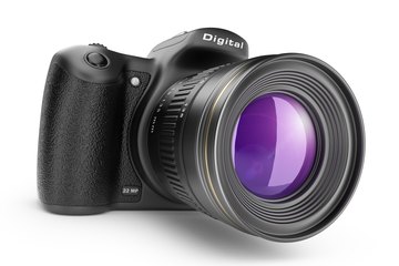 Digital SLR camera. Digital SLR camera.