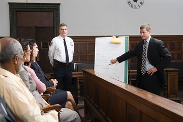 Lawyer at work in the courtroom Lawyer at work in the courtroom