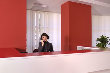 Reception area experience is helpful. Reception area experience is helpful.