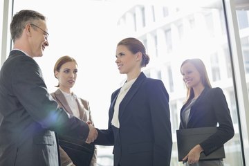 Management analyst meets with her client Management analyst meets with her client