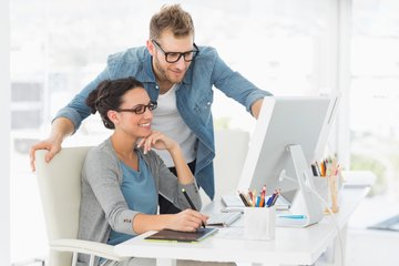 About a quarter of all graphic designers were self-employed in 2012. About a quarter of all graphic designers were self-employed in 2012.