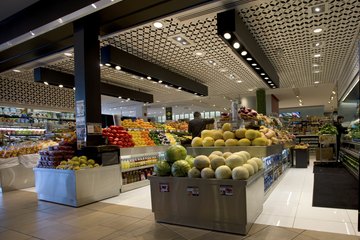 Grocery stores offer many different services. Grocery stores offer many different services.