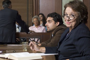 Lawyer in court Lawyer in court