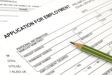 Employment application form Employment application form