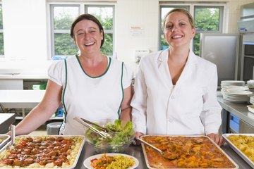 Cafeteria workers have knowledge of cooking large quantities of food. Cafeteria workers have knowledge of cooking large quantities of food.