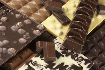 Assorted chocolate bars Assorted chocolate bars