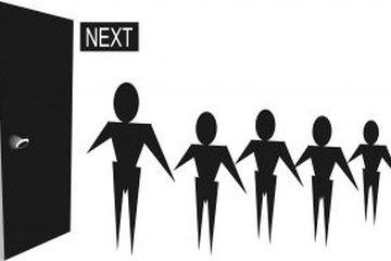 A vocational coach meets with a client. A vocational coach meets with a client.