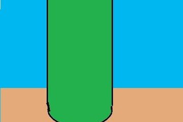 A decommissioned oxygen tank can be used as a dishing anvil. A decommissioned oxygen tank can be used as a dishing anvil.