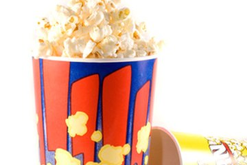 A yummy movie theater snack hits the spot. A yummy movie theater snack hits the spot.